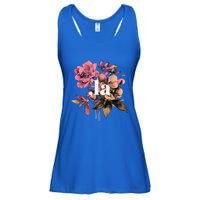 Comma La Vintage Floral Feminine Flowers Comma La Meaningful Gift Ladies Essential Flowy Tank