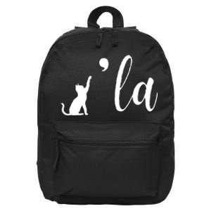 Cat Lady Voting Kamala 16 in Basic Backpack