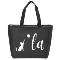 Cat Lady Voting Kamala Zip Tote Bag