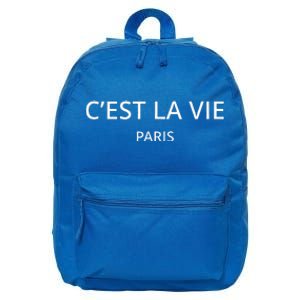 CEst La Vie Paris 16 in Basic Backpack