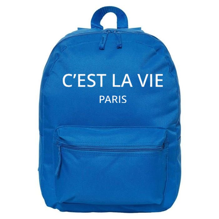 CEst La Vie Paris 16 in Basic Backpack