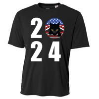 Cat Lady Vote For Kamala 2024 Election Cooling Performance Crew T-Shirt