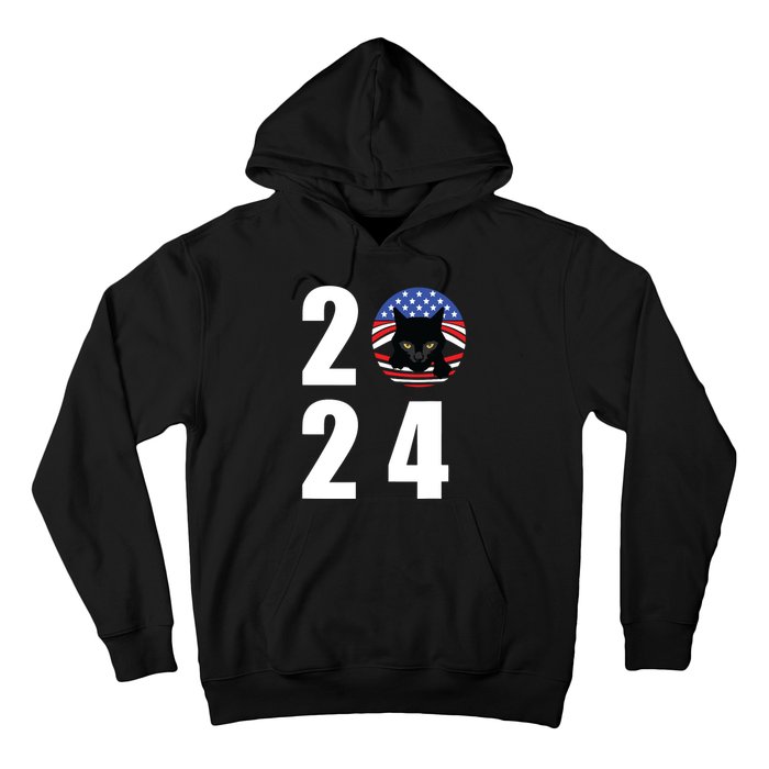 Cat Lady Vote For Kamala 2024 Election Hoodie