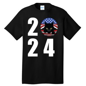 Cat Lady Vote For Kamala 2024 Election Tall T-Shirt