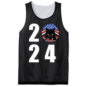 Cat Lady Vote For Kamala 2024 Election Mesh Reversible Basketball Jersey Tank