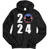 Cat Lady Vote For Kamala 2024 Election Tie Dye Hoodie