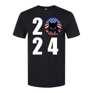 Cat Lady Vote For Kamala 2024 Election Softstyle CVC T-Shirt