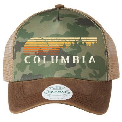 Columbia La Vintage Evergreen Sunset Eighties Legacy Tie Dye Trucker Hat