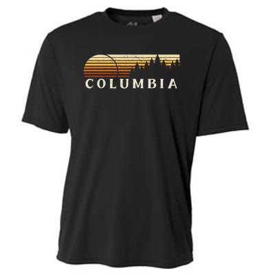 Columbia La Vintage Evergreen Sunset Eighties Cooling Performance Crew T-Shirt