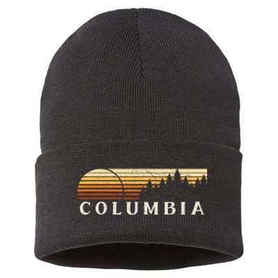 Columbia La Vintage Evergreen Sunset Eighties Sustainable Knit Beanie