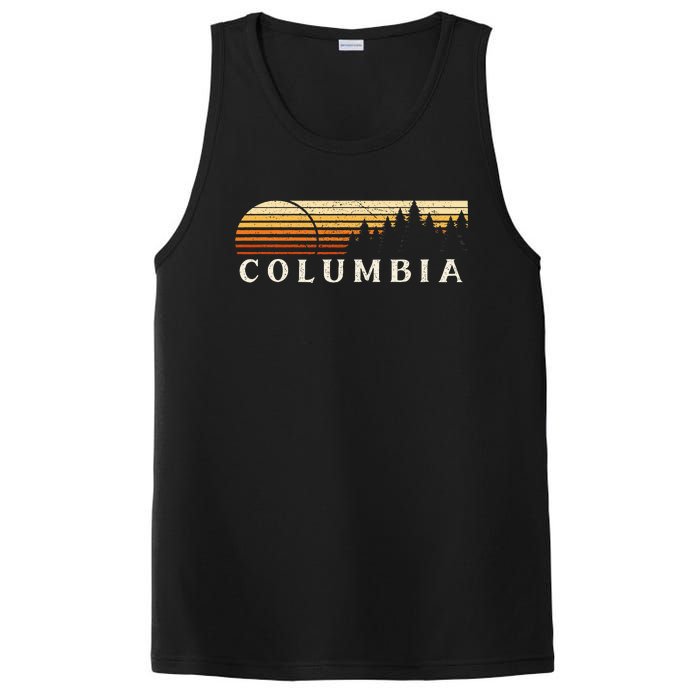 Columbia La Vintage Evergreen Sunset Eighties PosiCharge Competitor Tank