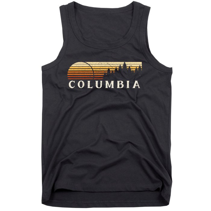 Columbia La Vintage Evergreen Sunset Eighties Tank Top