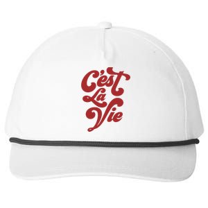 C'est La Vie Snapback Five-Panel Rope Hat