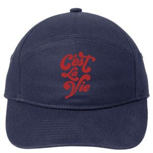 C'est La Vie 7-Panel Snapback Hat