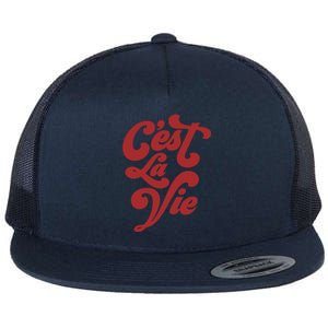 C'est La Vie Flat Bill Trucker Hat