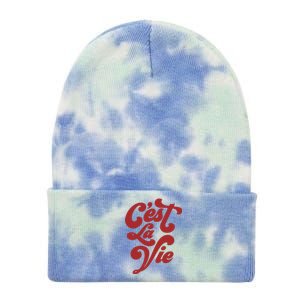 C'est La Vie Tie Dye 12in Knit Beanie