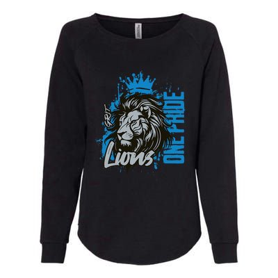 Christian Lover Vintage Quote Grit Lion Womens California Wash Sweatshirt