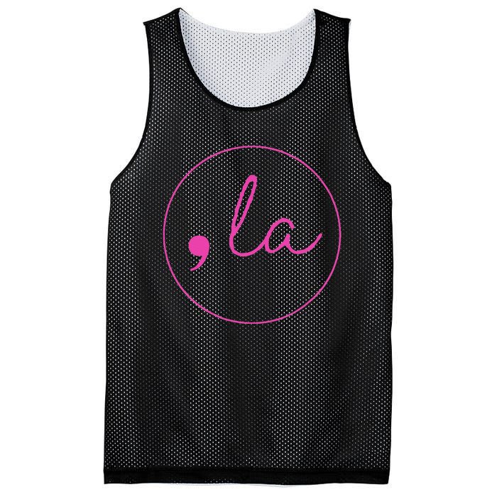 Comma +  La Vote Kamala Harris For President 2024 Election Mesh Reversible Basketball Jersey Tank