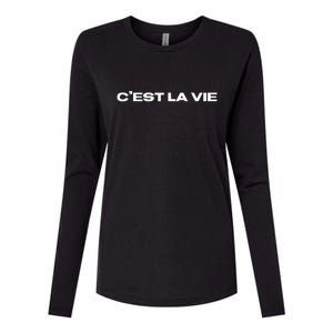 CEst La Vie French For ThatS Life Paris Womens Cotton Relaxed Long Sleeve T-Shirt