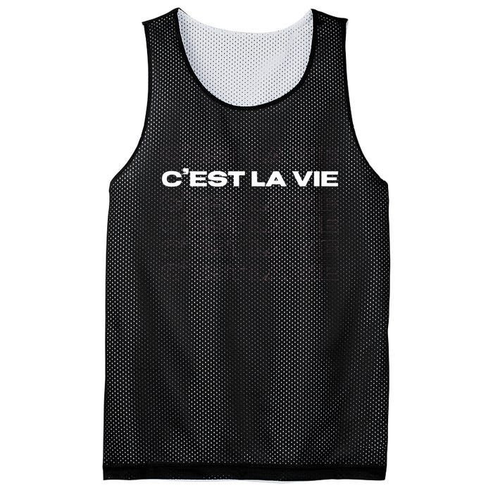 CEst La Vie French For ThatS Life Paris Mesh Reversible Basketball Jersey Tank