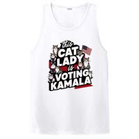 Cat Lady Voting For Kamala Harris 2024 1st Female President PosiCharge Competitor Tank