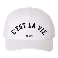 Cest La Vie Paris France Women Vintage Summer Graphic Yupoong Adult 5-Panel Trucker Hat