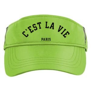 CEst La Vie Paris France Summer Adult Drive Performance Visor