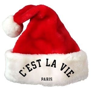 CEst La Vie Paris France Summer Premium Christmas Santa Hat