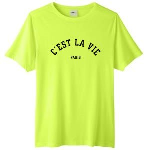 CEst La Vie Paris France Summer Tall Fusion ChromaSoft Performance T-Shirt