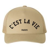 CEst La Vie Paris France Summer Yupoong Adult 5-Panel Trucker Hat