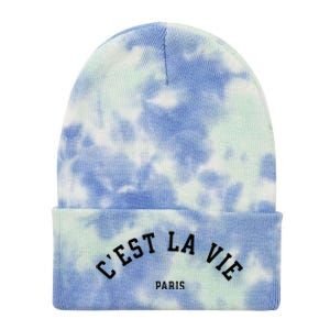 CEst La Vie Paris France Summer Tie Dye 12in Knit Beanie