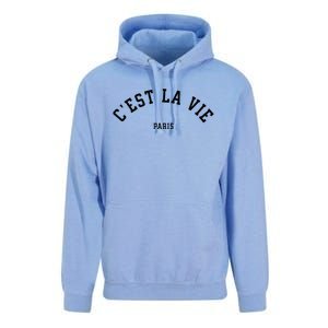 CEst La Vie Paris France Summer Unisex Surf Hoodie