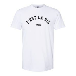 CEst La Vie Paris France Summer Softstyle CVC T-Shirt