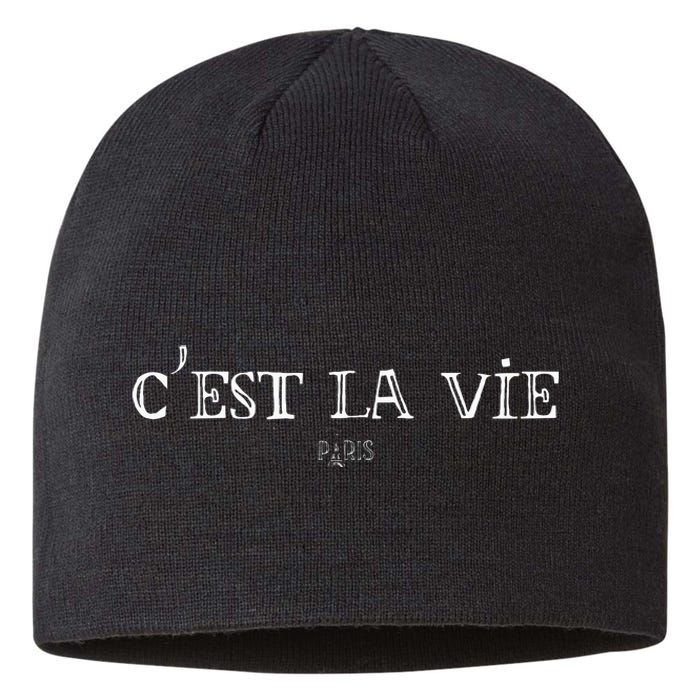 CEst La Vie Cute French Paris Europe European Travel Sustainable Beanie