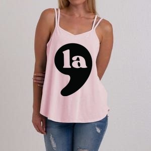 Comma La Vice President 2024 Kamala Harris Election Women's Strappy Tank