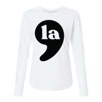 Comma La Vice President 2024 Kamala Harris Election Womens Cotton Relaxed Long Sleeve T-Shirt