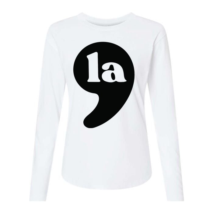 Comma La Vice President 2024 Kamala Harris Election Womens Cotton Relaxed Long Sleeve T-Shirt