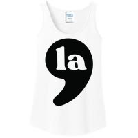 Comma La Vice President 2024 Kamala Harris Election Ladies Essential Tank