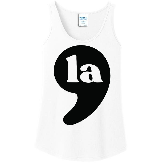 Comma La Vice President 2024 Kamala Harris Election Ladies Essential Tank