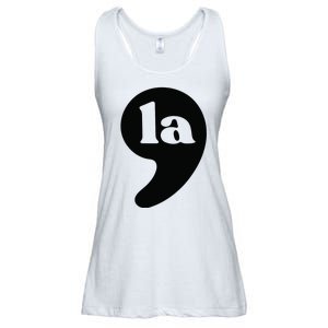 Comma La Vice President 2024 Kamala Harris Election Ladies Essential Flowy Tank