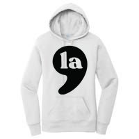 Comma La Vice President 2024 Kamala Harris Election Women's Pullover Hoodie