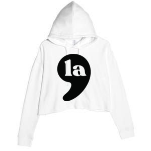 Comma La Vice President 2024 Kamala Harris Election Crop Fleece Hoodie