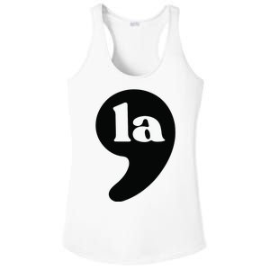 Comma La Vice President 2024 Kamala Harris Election Ladies PosiCharge Competitor Racerback Tank