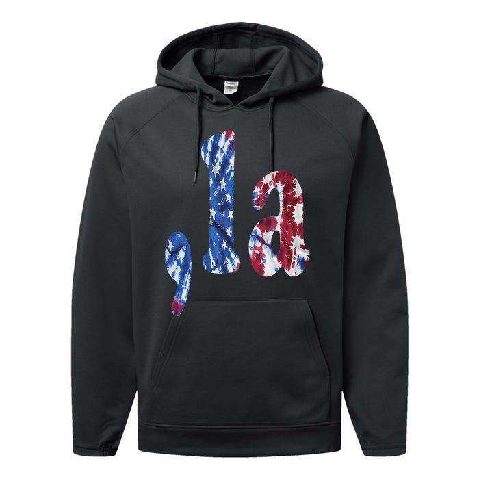 Comma La Vote Kamala Harris For President 2024 Performance Fleece Hoodie