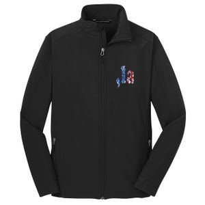 Comma La Vote Kamala Harris For President 2024 Core Soft Shell Jacket