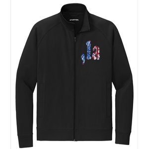 Comma La Vote Kamala Harris For President 2024 Stretch Full-Zip Cadet Jacket