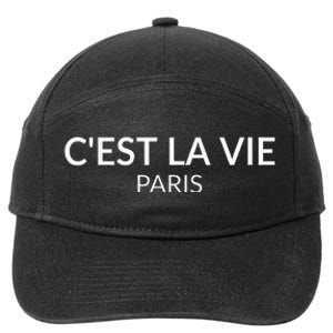 CEst La Vie Paris France Lover French 7-Panel Snapback Hat