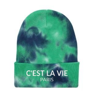 CEst La Vie Paris France Lover French Tie Dye 12in Knit Beanie