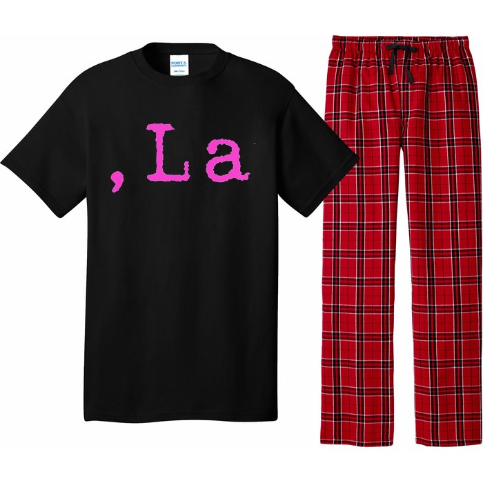 Comma +  La Vote Kamala Harris For President 2024 Election Pajama Set