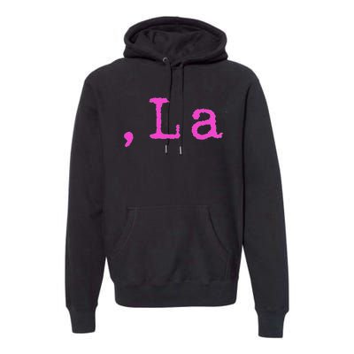 Comma +  La Vote Kamala Harris For President 2024 Election Premium Hoodie